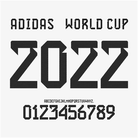 adidas football kit font.